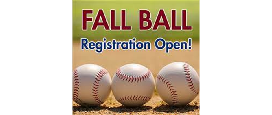 2024 Fall Ball Registration Open